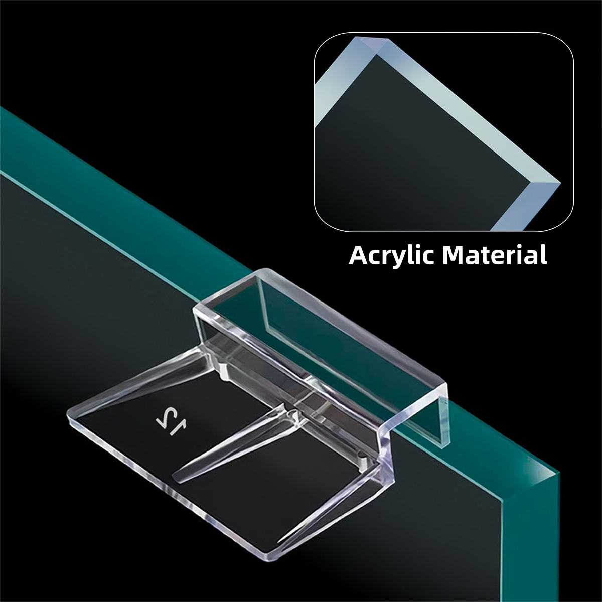 10Pcs Transparent Acrylic Fish - Aquarium Fish Quarantine 评论和价格