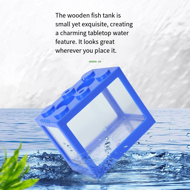 Novelty Block‑Shaped Mini Aqua - Aquarium Goldfish 评论和价格