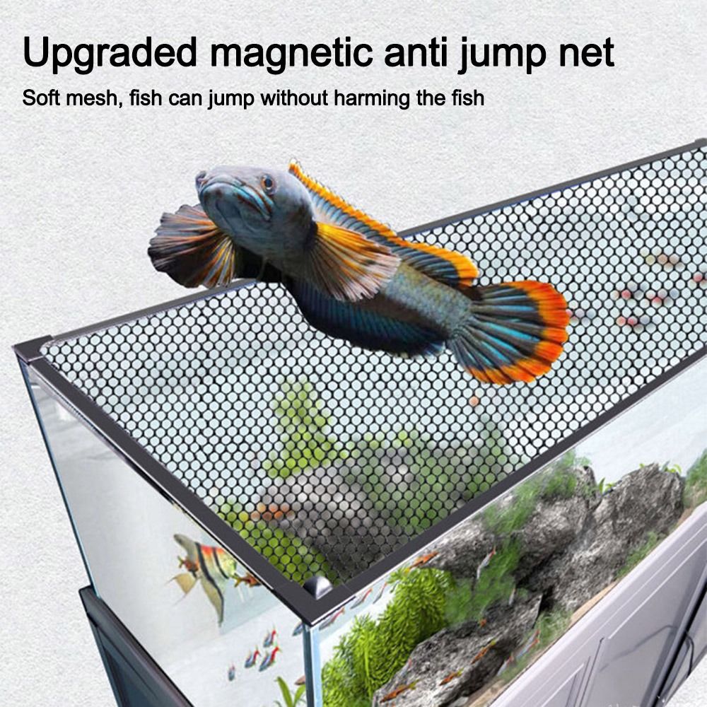 Sturdy Magnetic Fish Tank Lid  - Aquarium Fish Net 评论和价格