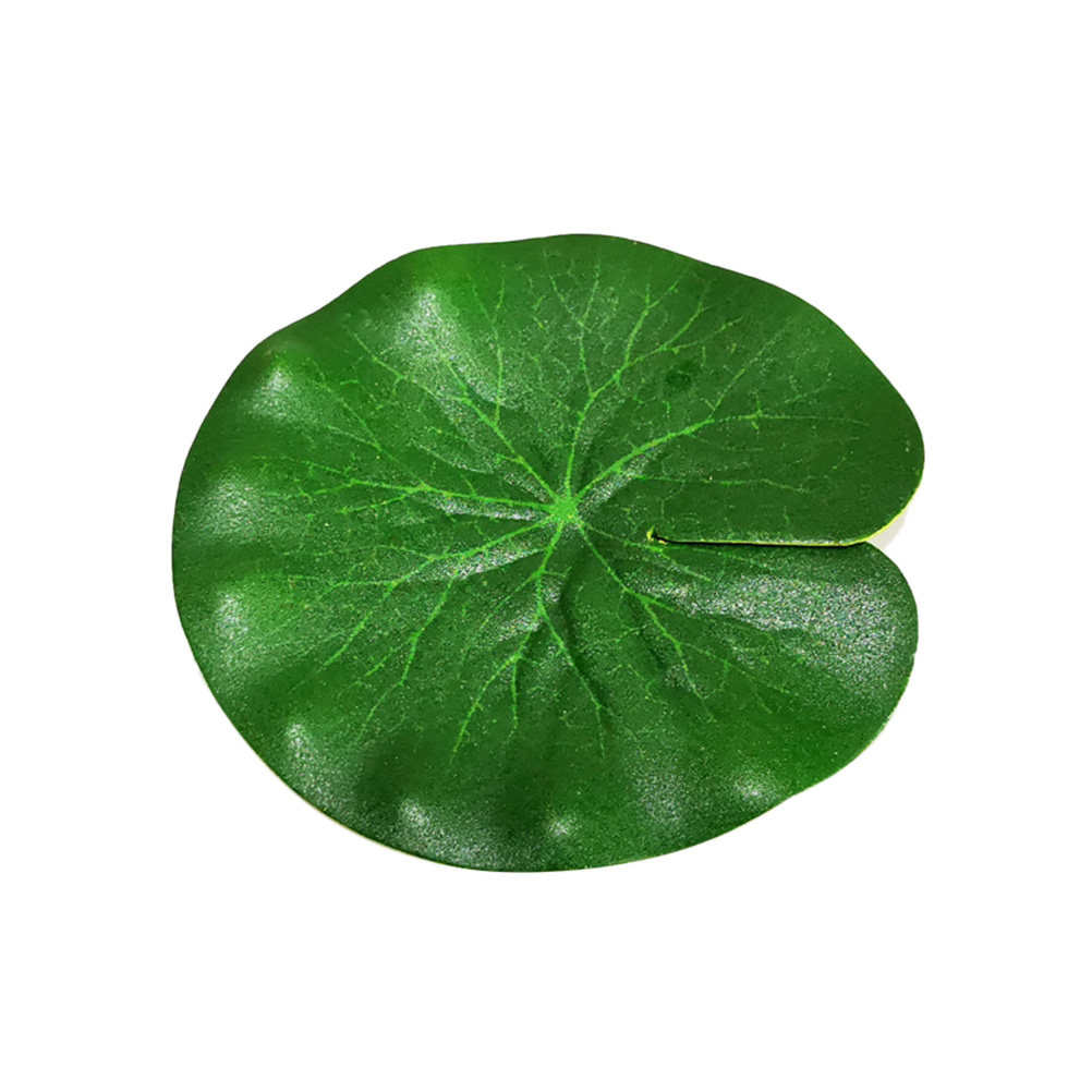 10Pcs Simulative Lotus Leaf Po - Aquarium Fish In Pond 评论和价格