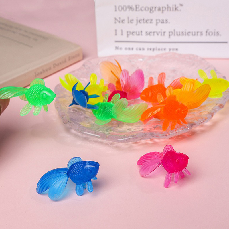10/20PCS Plastic Goldfish with - Aquarium Goldfish 评论和价格