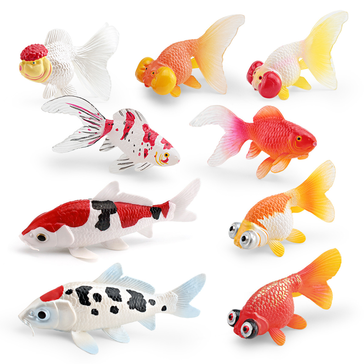 Colorful Lifelike Plastic Gold - Aquarium Fish Reviews 评论和价格