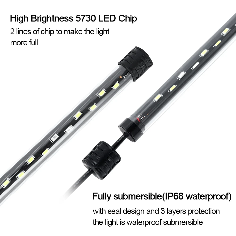 58CM  Aquarium Light LED Plant - Aquarium Fish Only 评论和价格