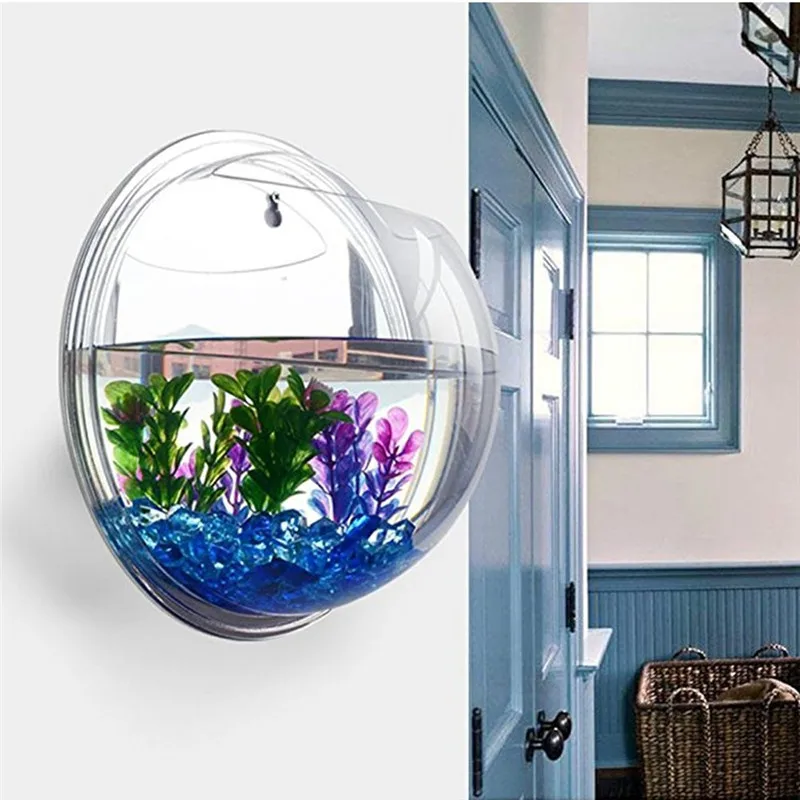 Transparent acrylic hanging wa - Aquarium Goldfish 评论和价格