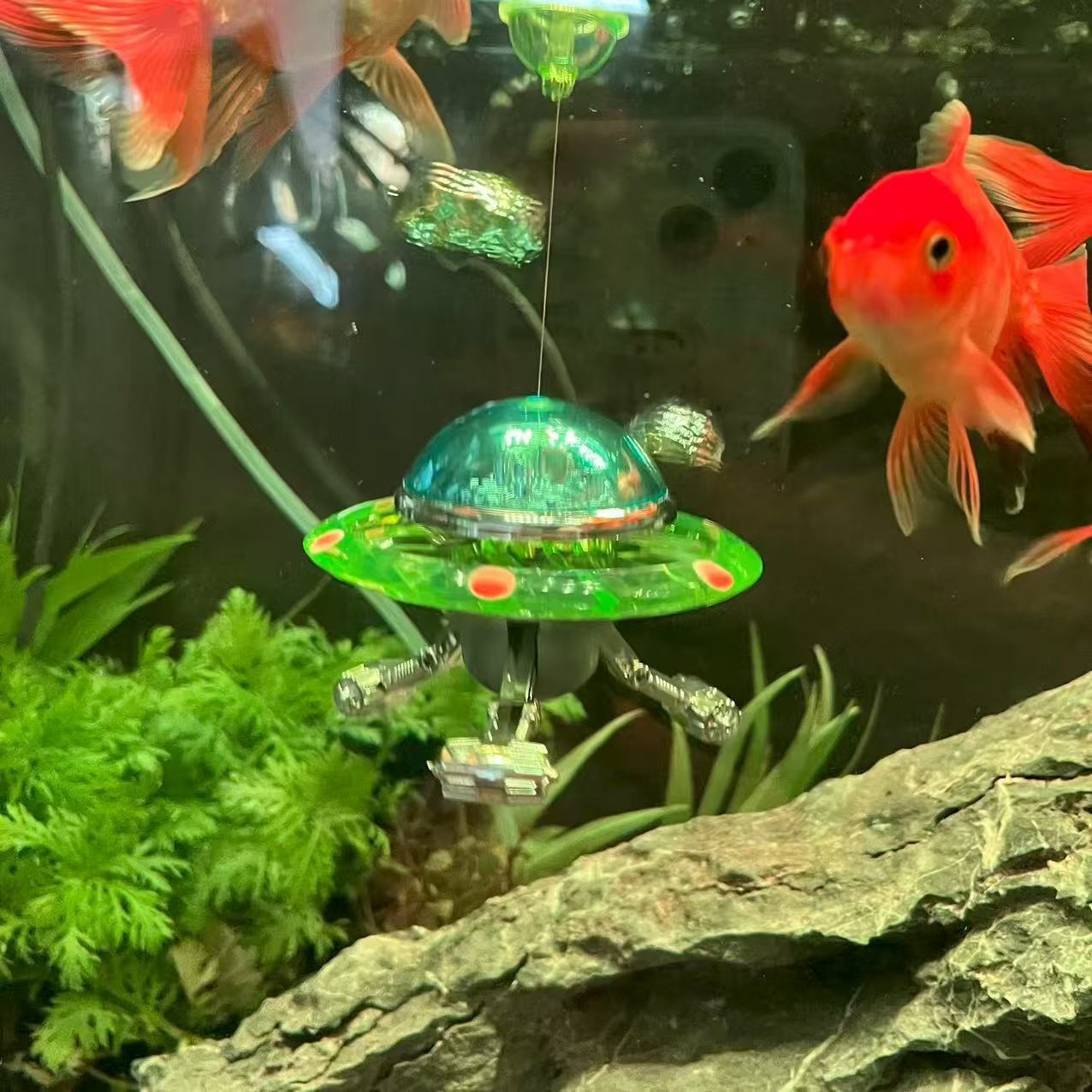 Suspended UFO Aquarium Statue  - Aquarium Fish Of The World 评论和价格