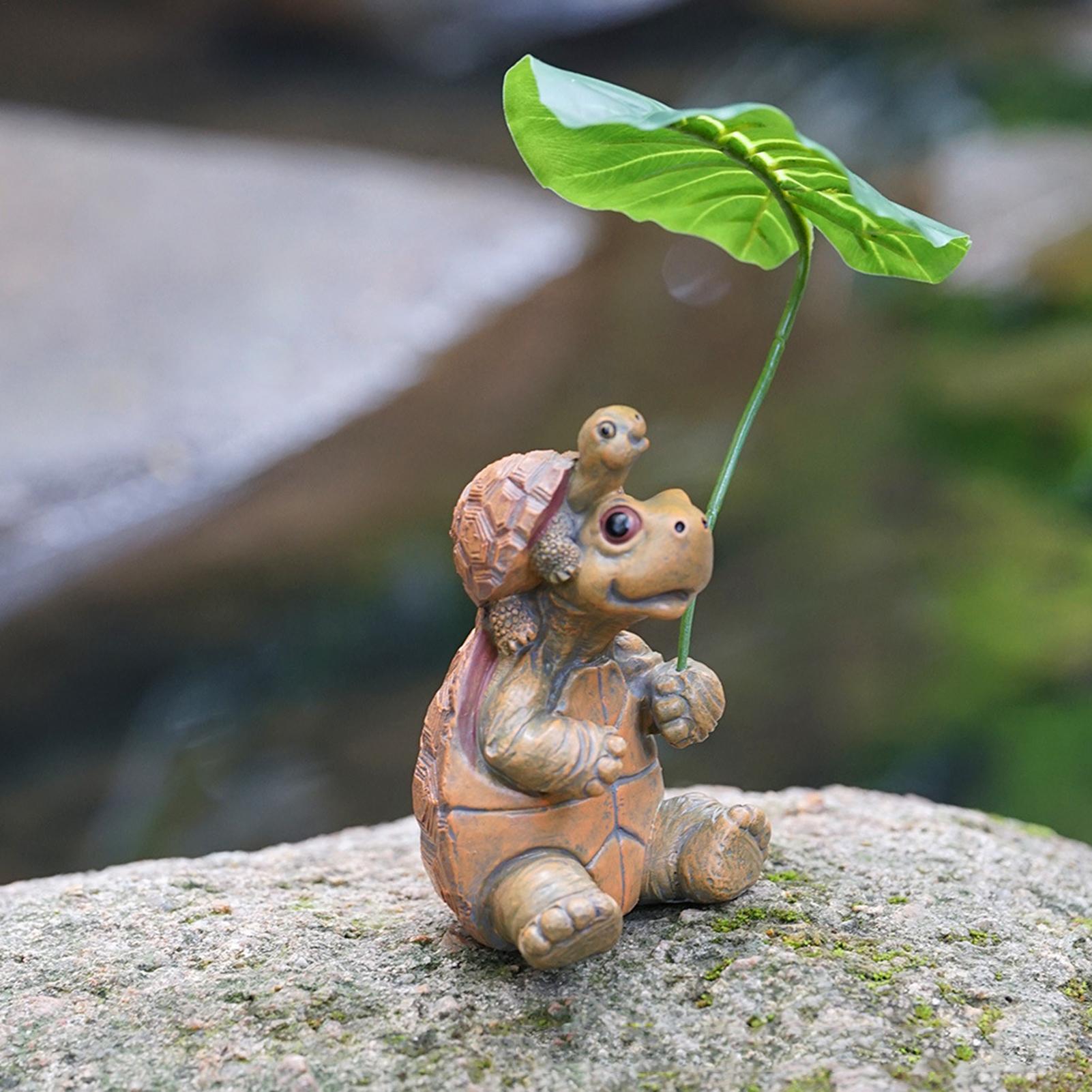 Turtle Figurine Fish Tank Deco - Aquarium Fish Pot 评论和价格