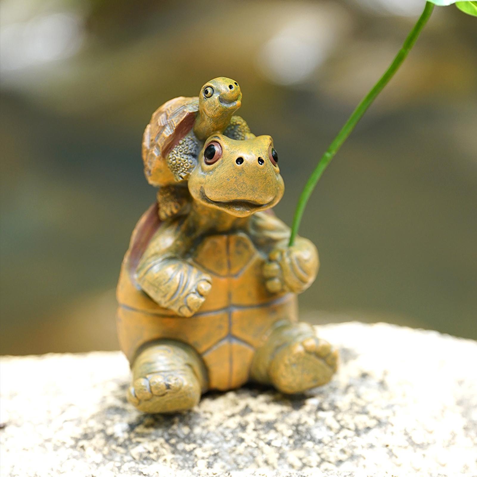 Turtle Figurine Fish Tank Deco - Aquarium Fish Pot 评论和价格