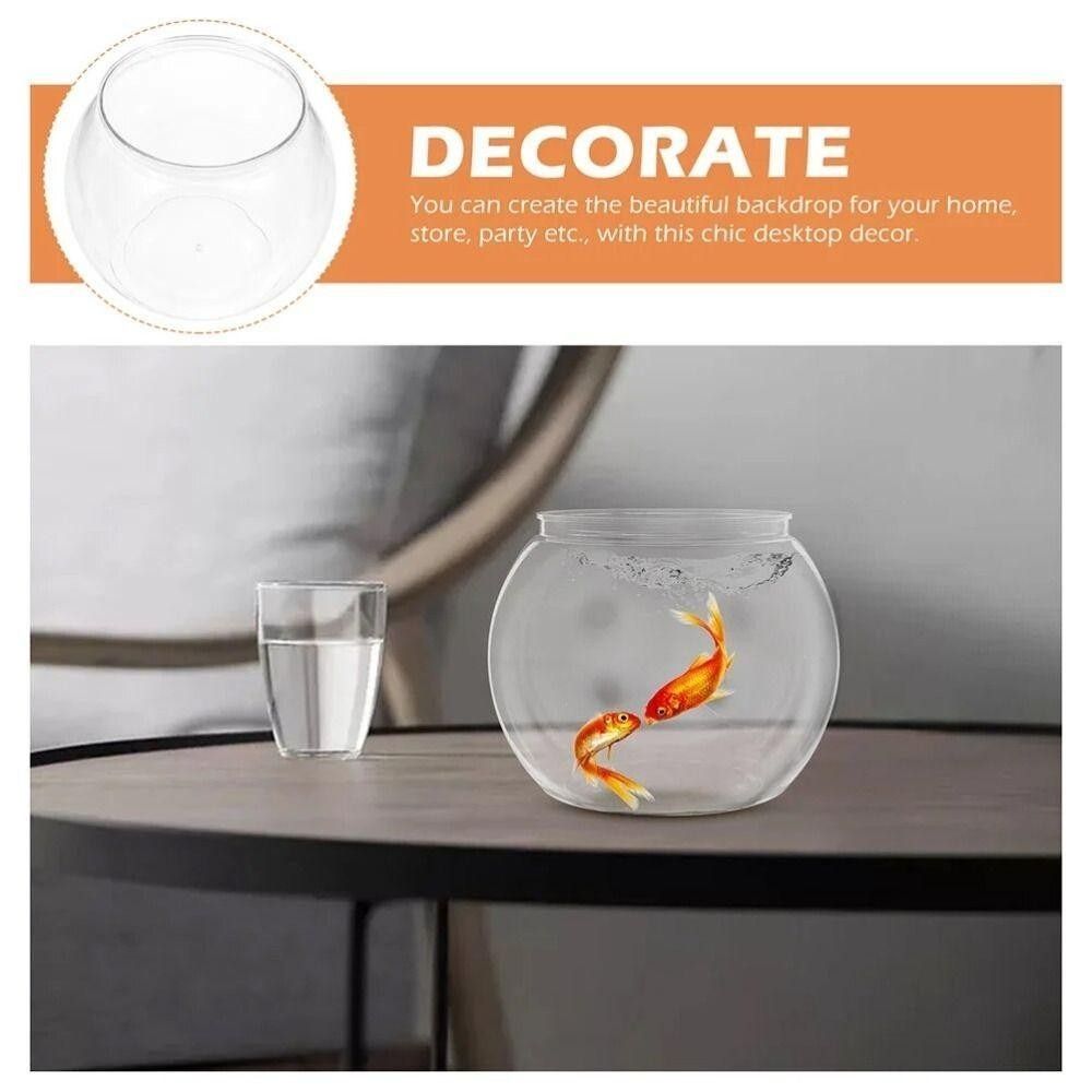 New Transparent Fish Tank Roun - Aquarium Goldfish 评论和价格
