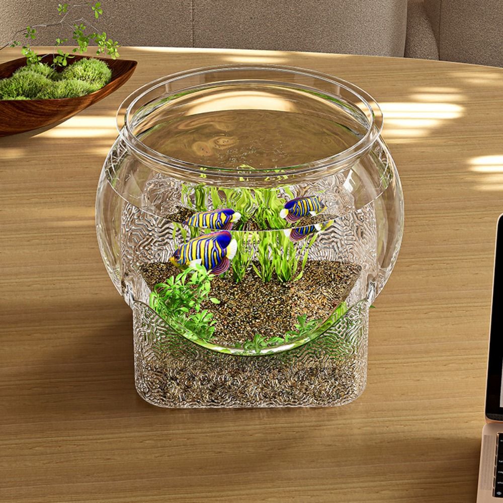 Ultra Clear Round Fish Bowl Re - Aquarium Goldfish 评论和价格