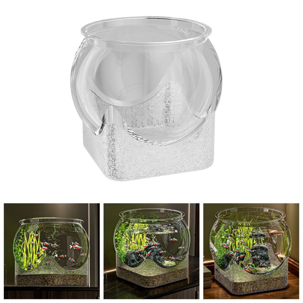 Ultra Clear Round Fish Bowl Re - Aquarium Goldfish 评论和价格